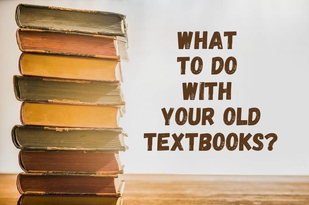 what to do with old textbooks