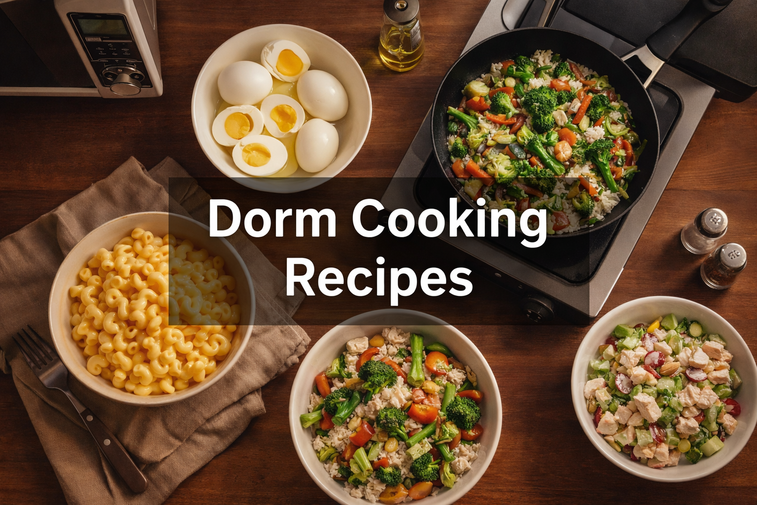 easy dorm cooking recipes for college students